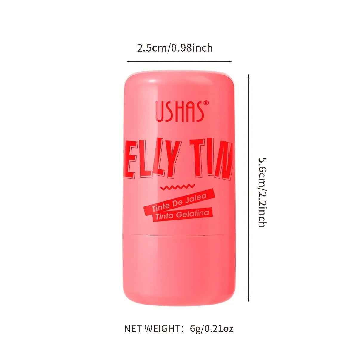 4 Colors Jelly Blush Stick Lip Balm Eyeshadow 3-In-1 Multi-Use Matte Blush Moisturize Brighten Lip Gloss