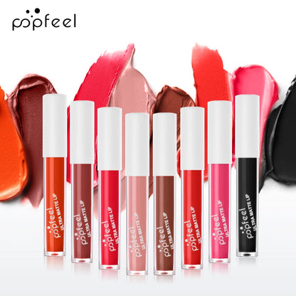 Party Lip Glaze Personality Candy Color Lip Gloss, Black Lip Glaze, Non-Stick Cup Long Lasting Lip Gloss