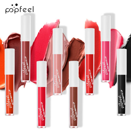 Party Lip Glaze Personality Candy Color Lip Gloss, Black Lip Glaze, Non-Stick Cup Long Lasting Lip Gloss